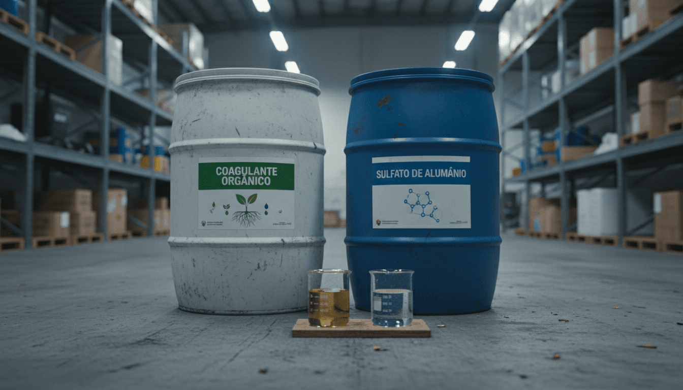Coagulantes Orgânicos vs Inorgânicos: Qual usar?